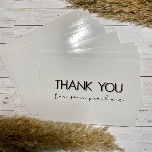 Small Business Thank you Cards - 5 x 7 - Lulu & May