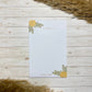 Yellow Rose Notepad | 50 Sheet Notepad Planner| 4 x 6" Notepad | Minimal Daily Planner Notepad | Lulu & May