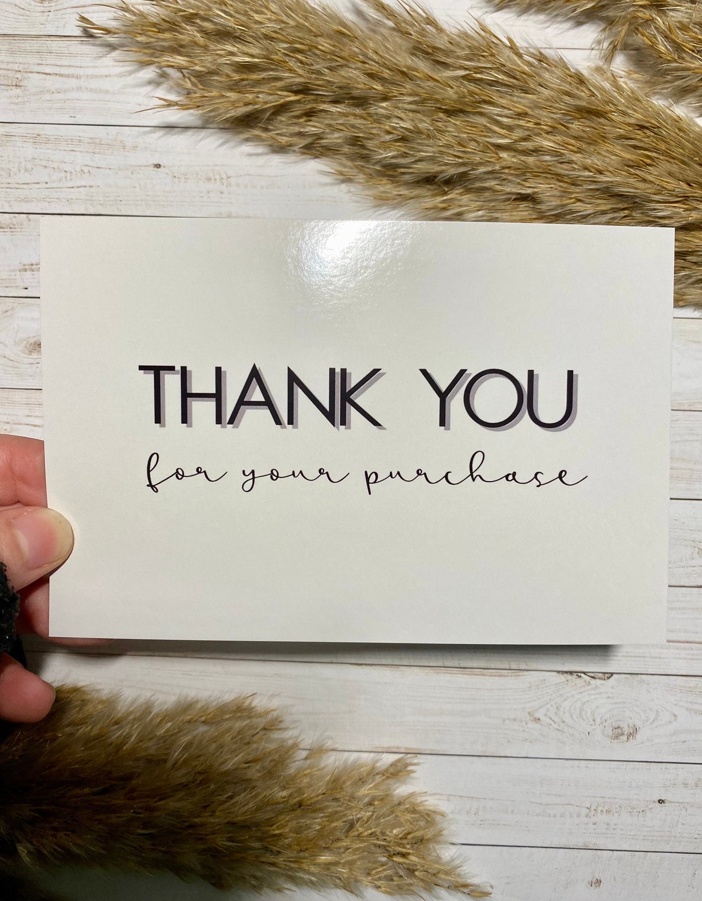 Small Business Thank you Cards - 5 x 7 - Lulu & May