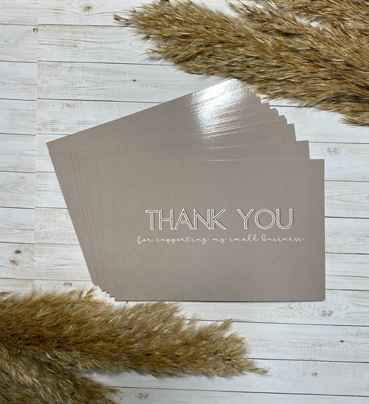 Small Business Thank you Cards - 5 x 7 - Lulu & May
