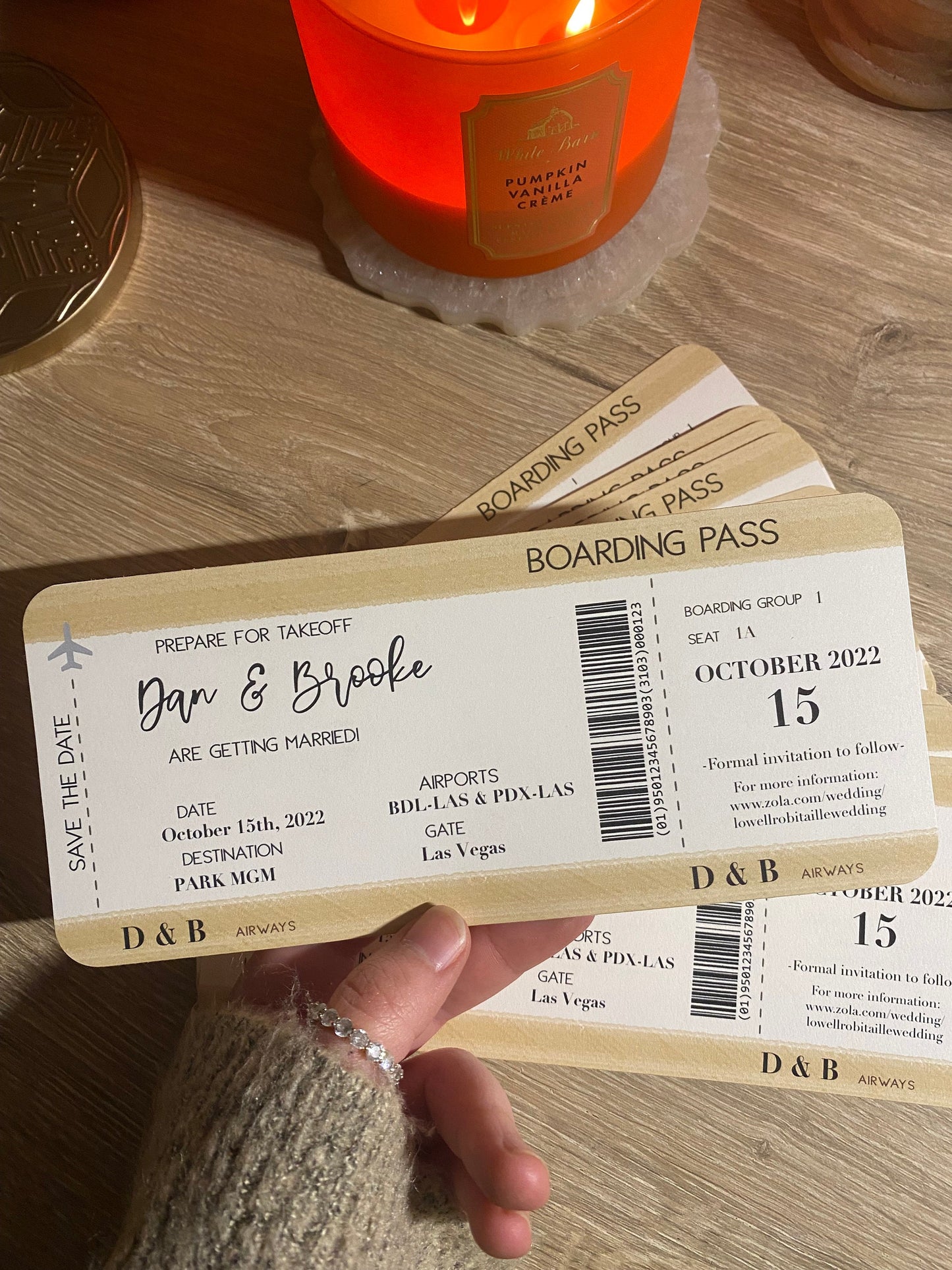 Digital Save the Date Boarding Pass DIGITAL FILE - Boarding Pass Wedding Invitations | Custom Destination wedding invitation