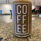 Coffee Glass Can- iced coffee glass can - glass coffee cup- iced coffee glass cup- But First coffee coffee cup- Lulu & May